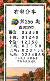好运3D 2026-09-22 推荐